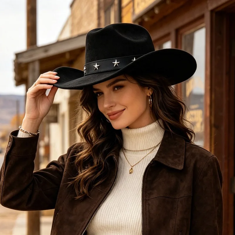 Fedora Hat Wool - Kadınlar İçin Çok Satan Geniş Kenarlı
