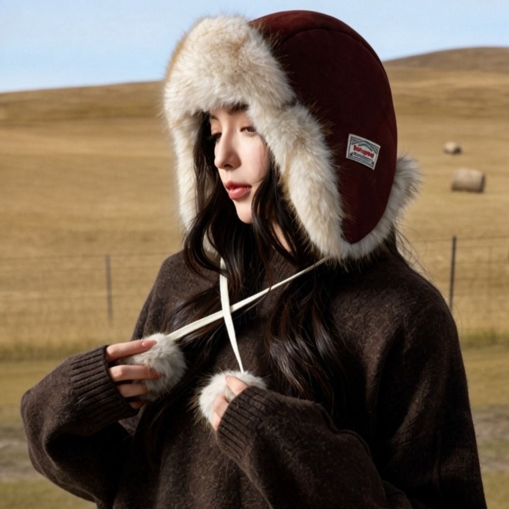 Trapper Hat Ear Flap - Polyester Polar Astarlı Kulaklıklı Şapka Rüzgar