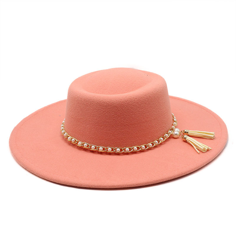 Fedora Hat Wool - İngiliz Tarzı Şık ve Zarif Düz
