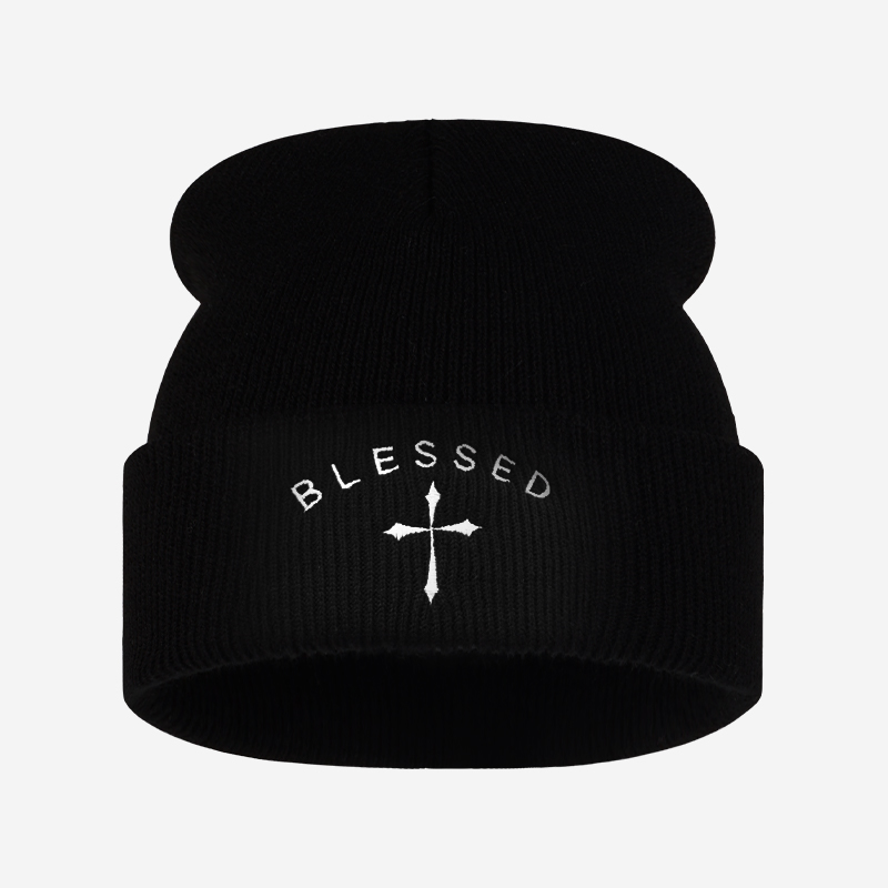 Kutsal Haç İşlemeli Bere, Kışl - Beanie Cuffed Knit incelemesi ve fiyatı
