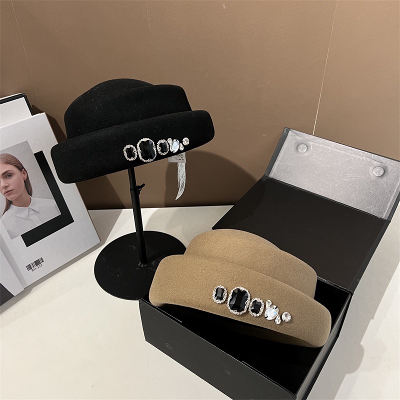 Yüksek Kaliteli Rhinestone Yün - Fedora Hat Wool incelemesi ve fiyatı