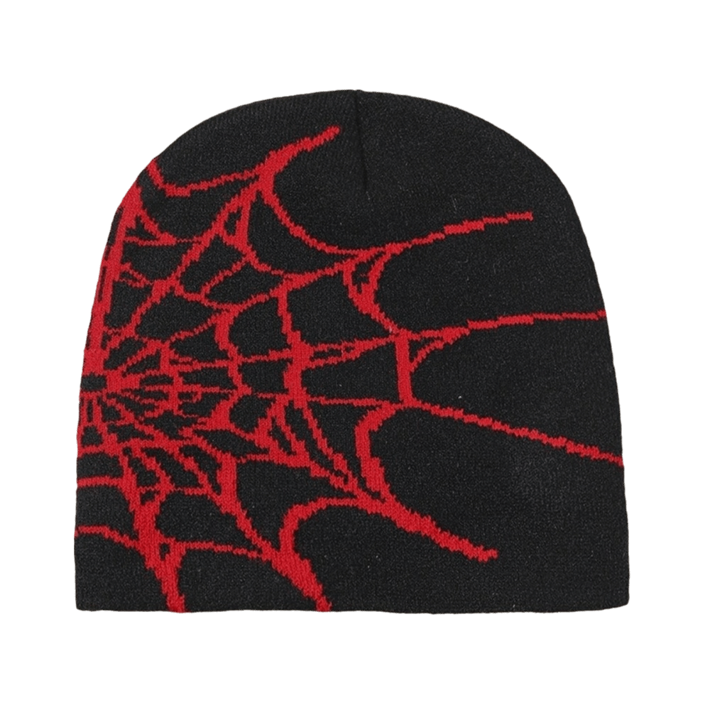 Y2K Yumuşak Örümcek Ağı Desenl - Beanie Cuffed Knit incelemesi ve fiyatı