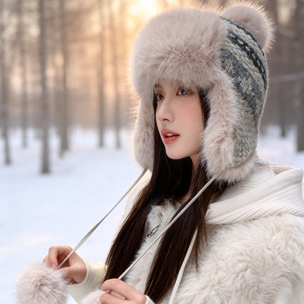 Şık Polyester Örme Kulaklıklı  - Trapper Hat Ear Flap incelemesi ve fiyatı