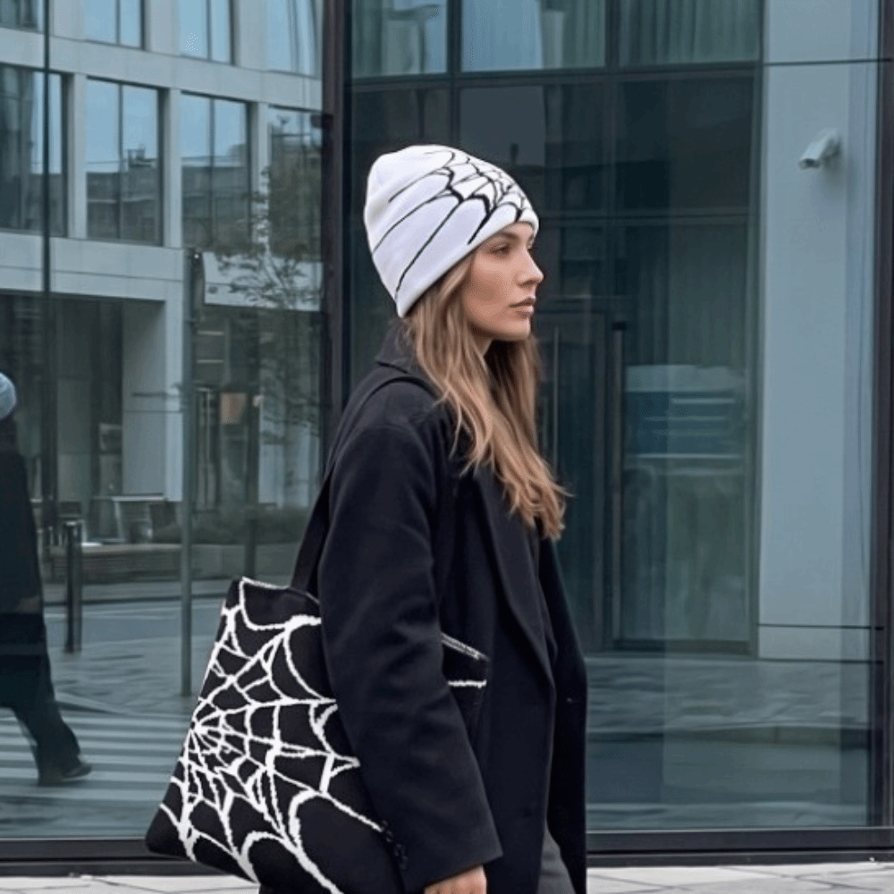 Gotik Yumuşak Örümcek Ağı Dese - Beanie Cuffed Knit incelemesi ve fiyatı