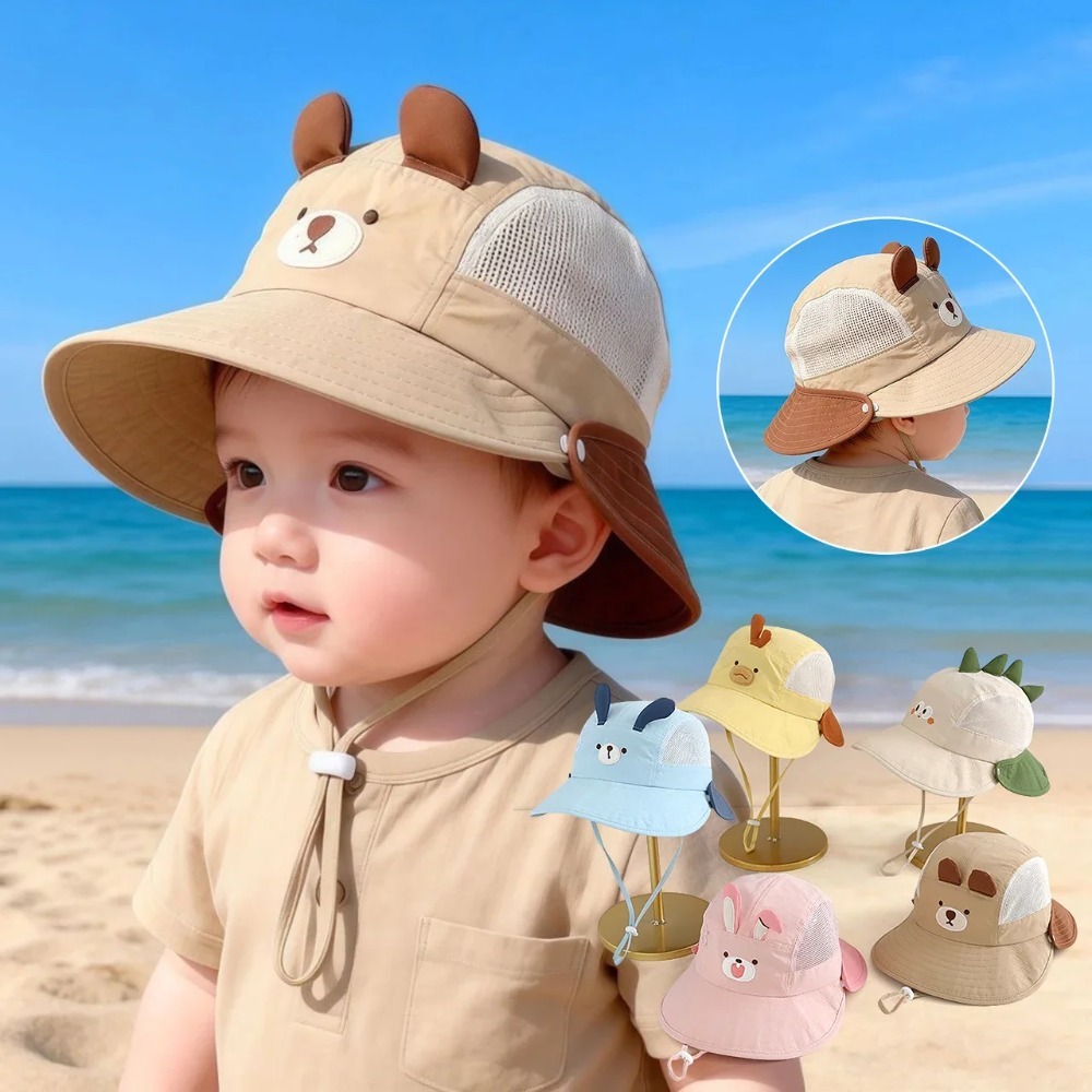 Sevimli Çizgi Film Bebek Plaj  - Bucket Hat Cotton incelemesi ve fiyatı